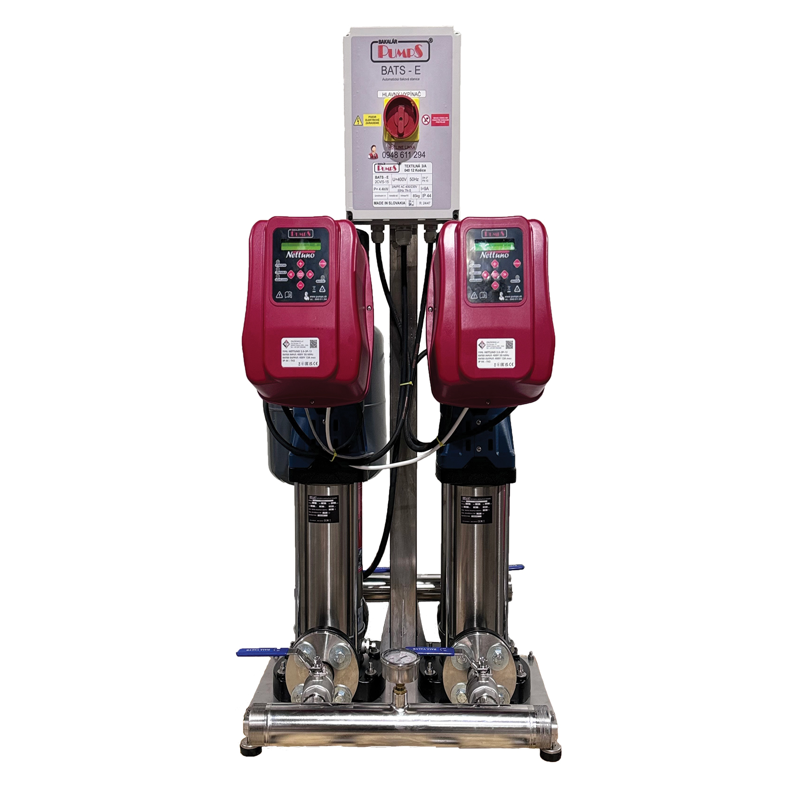 Booster pump system B-ATS-E 2CVE